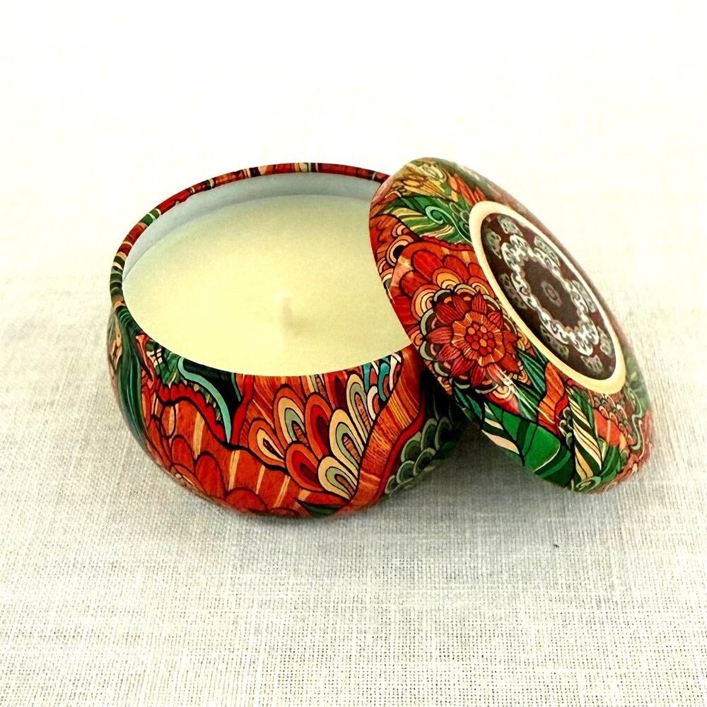 Twilight Lavender Scented Candle In Decorative Tin 2.5 Oz